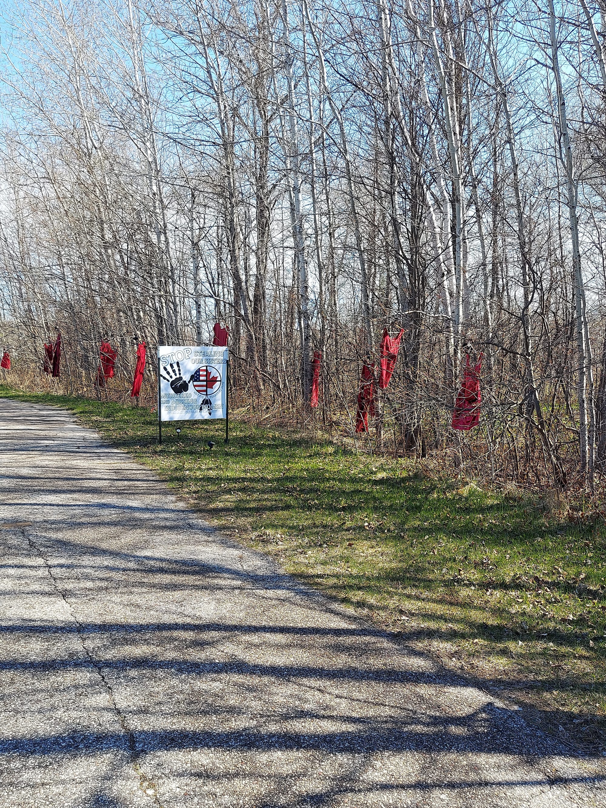 Red Dress Display