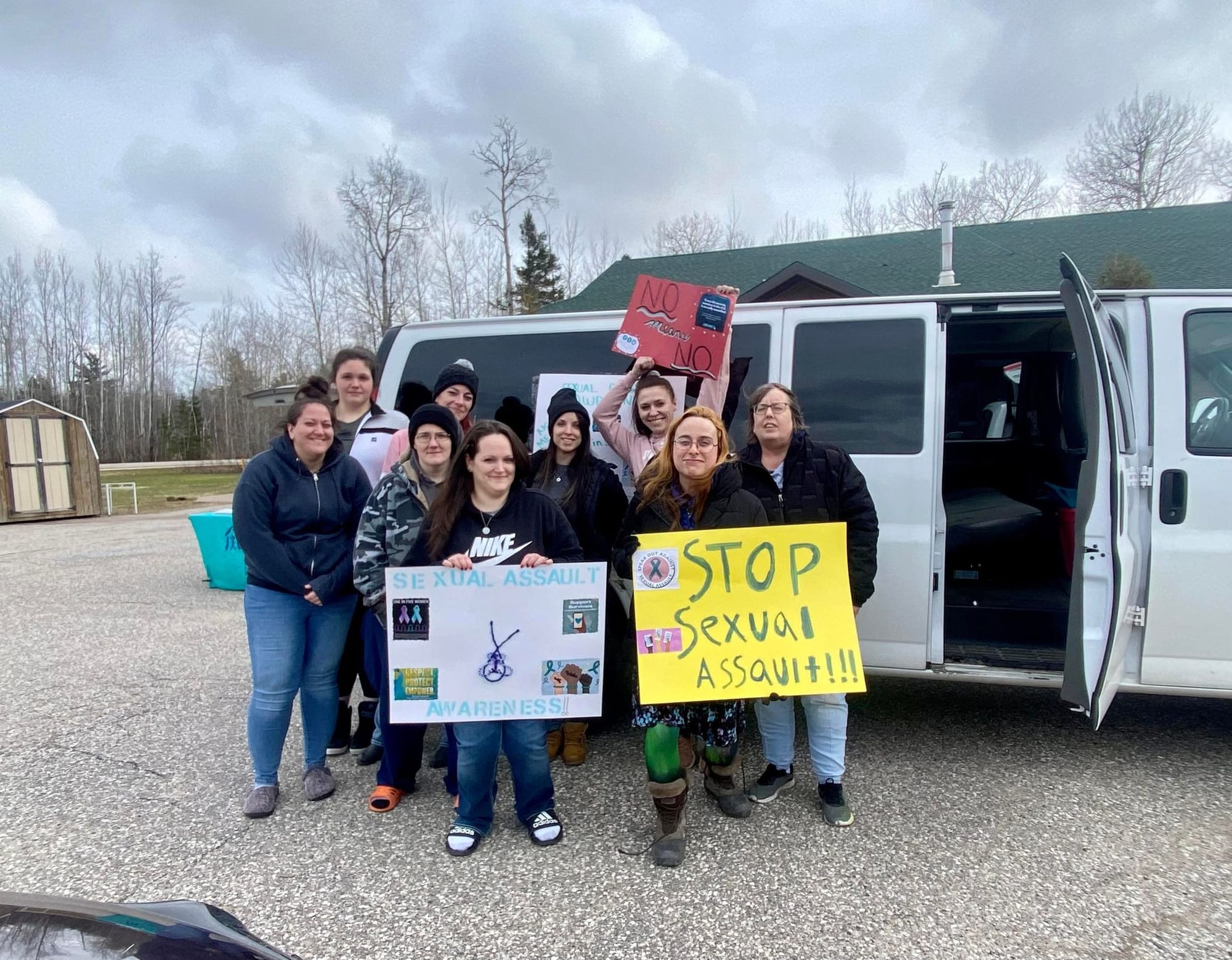 Sexual Assault Awareness Drive Thru Great Lakes Recovery