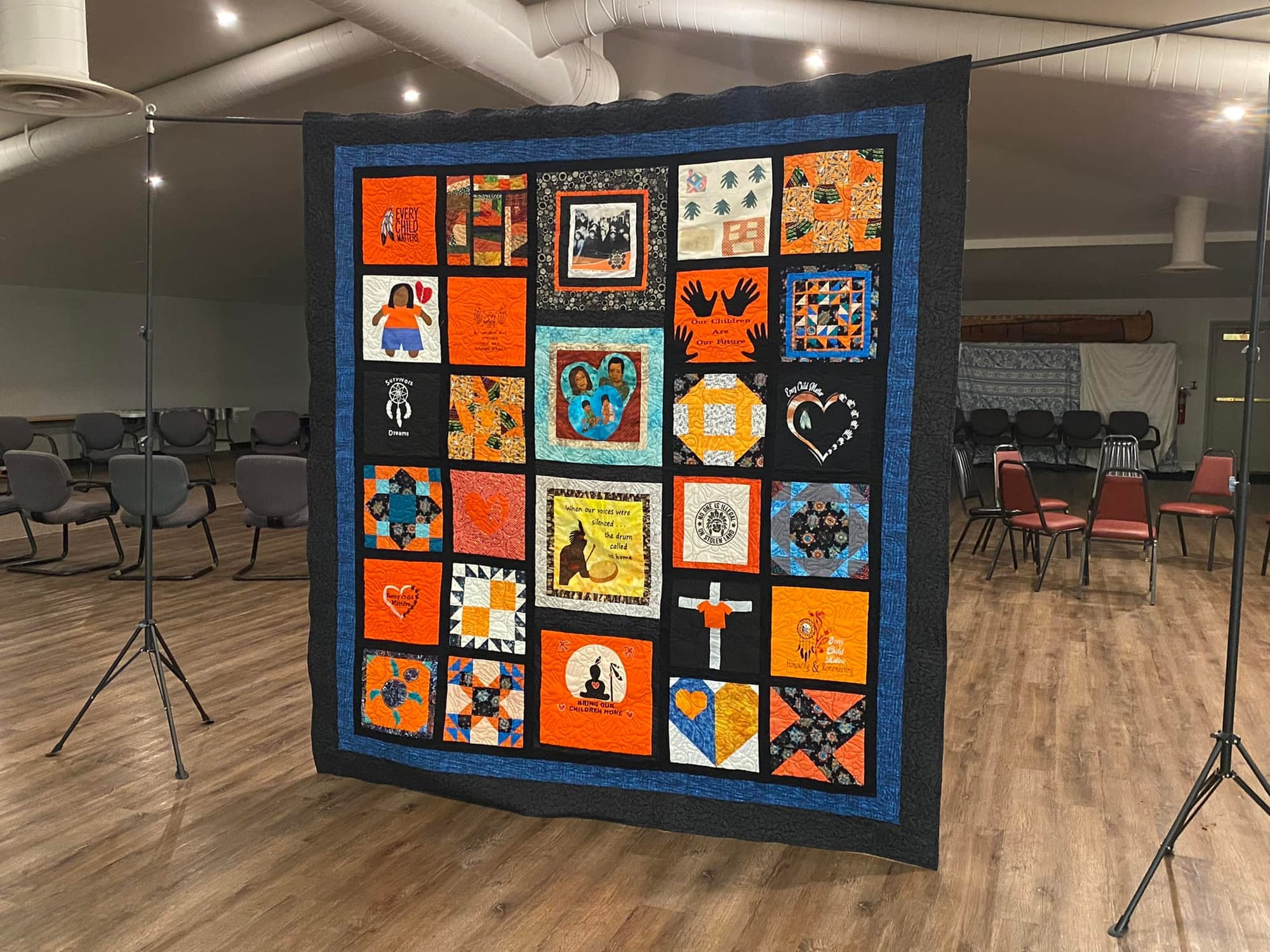 Community Quilt Reveal Event 9/30/2022 Orange Shirt Day