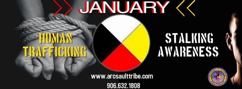 January is Human Trafficking and Stalking Awareness Month