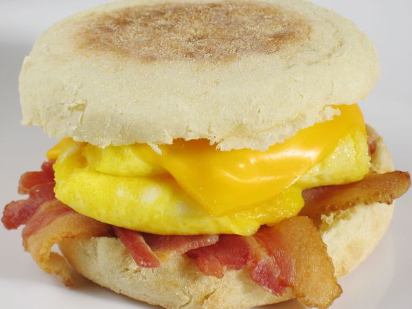Bacon Egg English Muffins