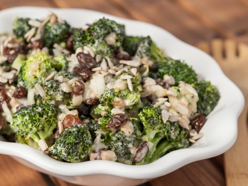 Broccoli Bacon Raisin Salad