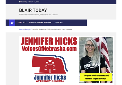 My interview with Don Collins of Blair Today