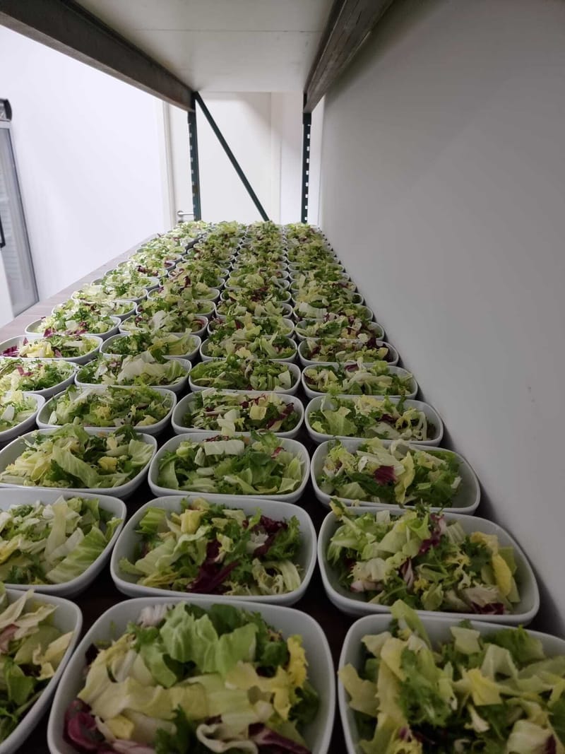 Vorspeise Blatt Salat