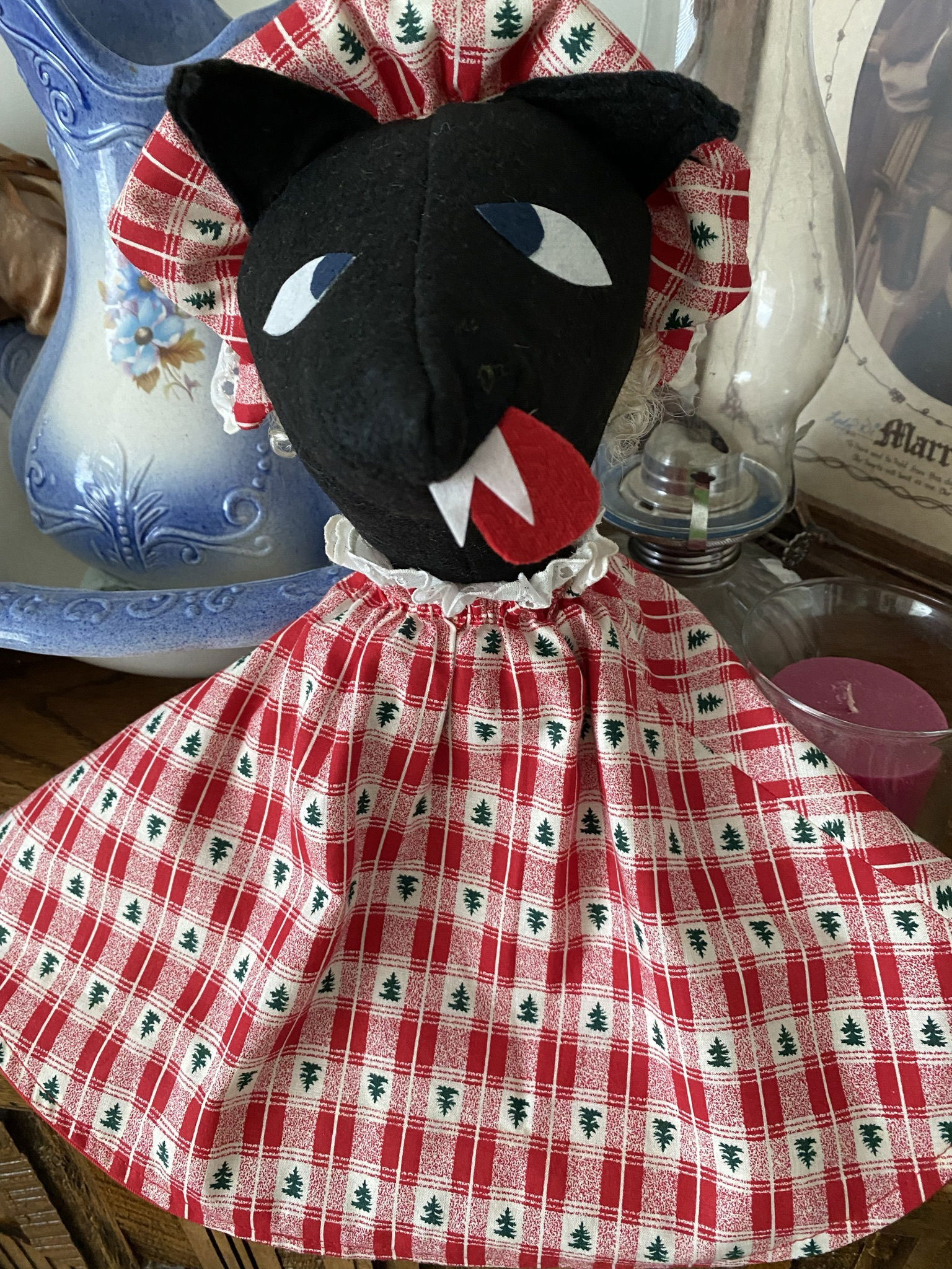 Red Riding Hood/Grandma/Big Bad Wolf Topsy Turvy Doll