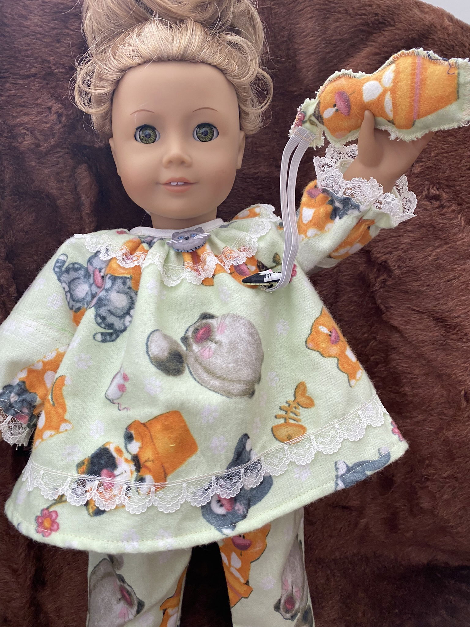 Kitten Print PJ's