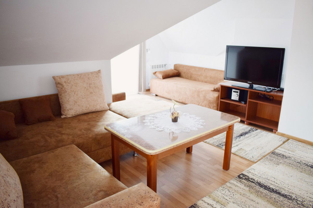 Idealny dla rodziny lub grupy znajomych. Stylowy i przede wszystkim wygodny apartament z odrębną sypialnią i salonem z rozkładaną sofą. Jego układ funkcjonalny daje sporo możliwości, świetny dla pary,  rodzinki czy też dla  przyjaciół.