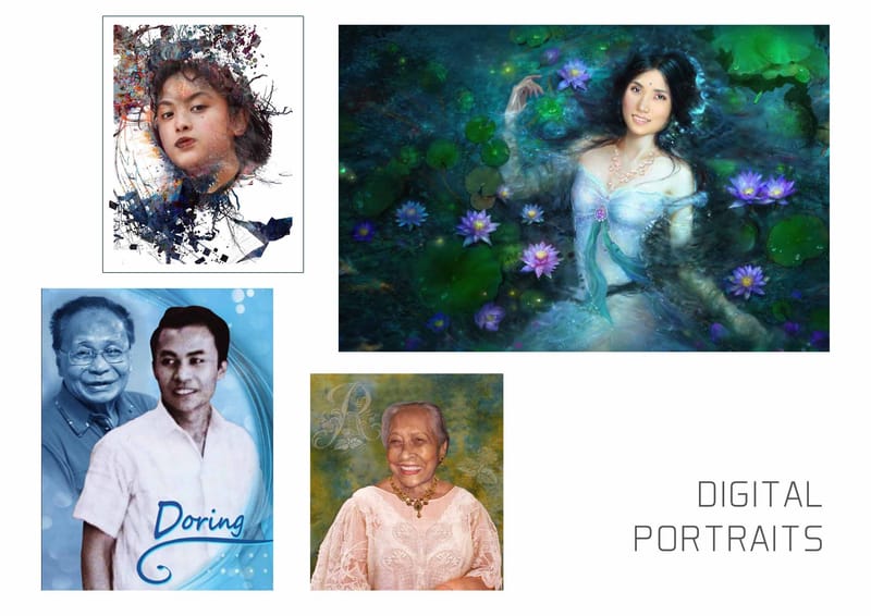 DIGITAL  CARICATURES & PORTRAITS