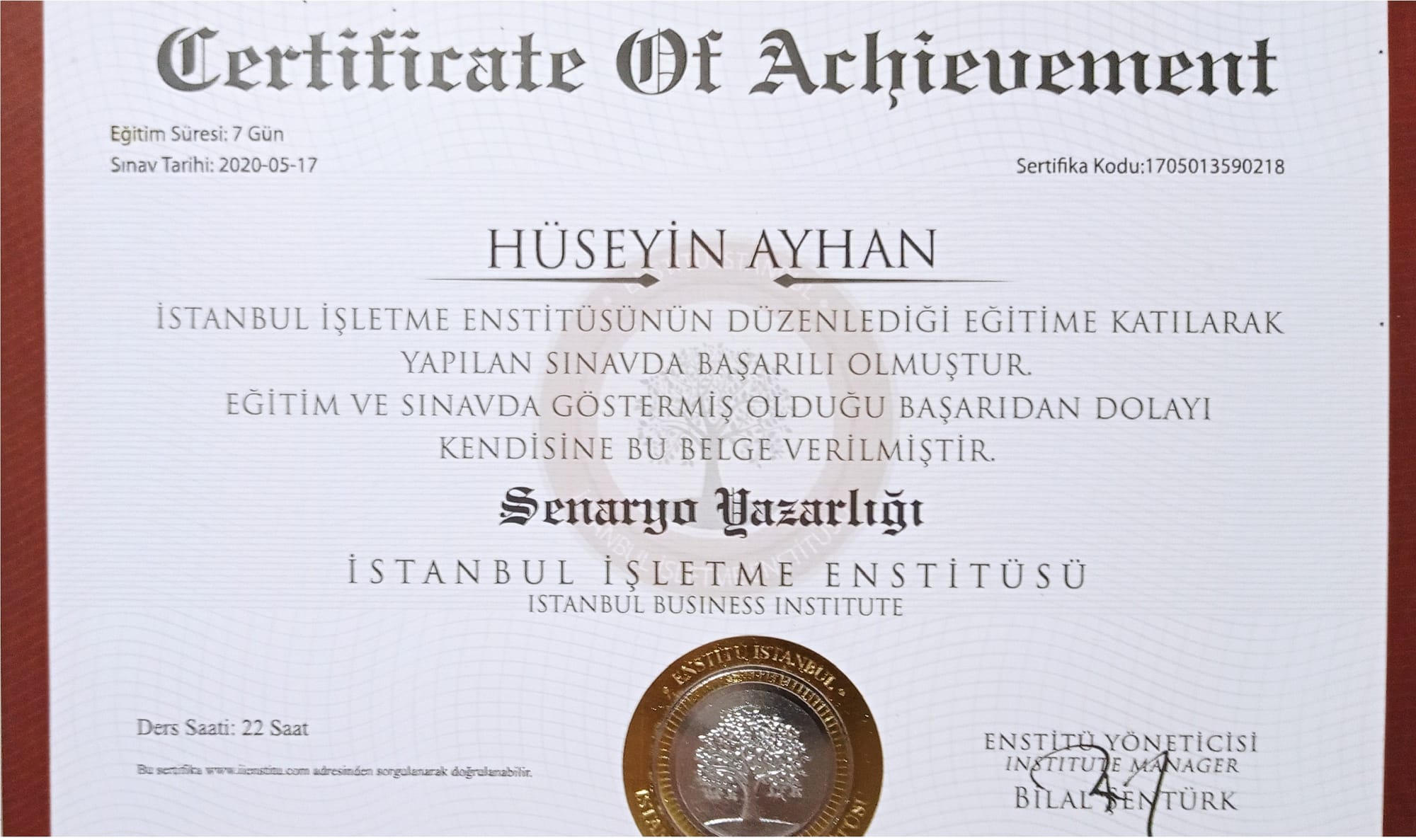 Senaryo Yazarlığı