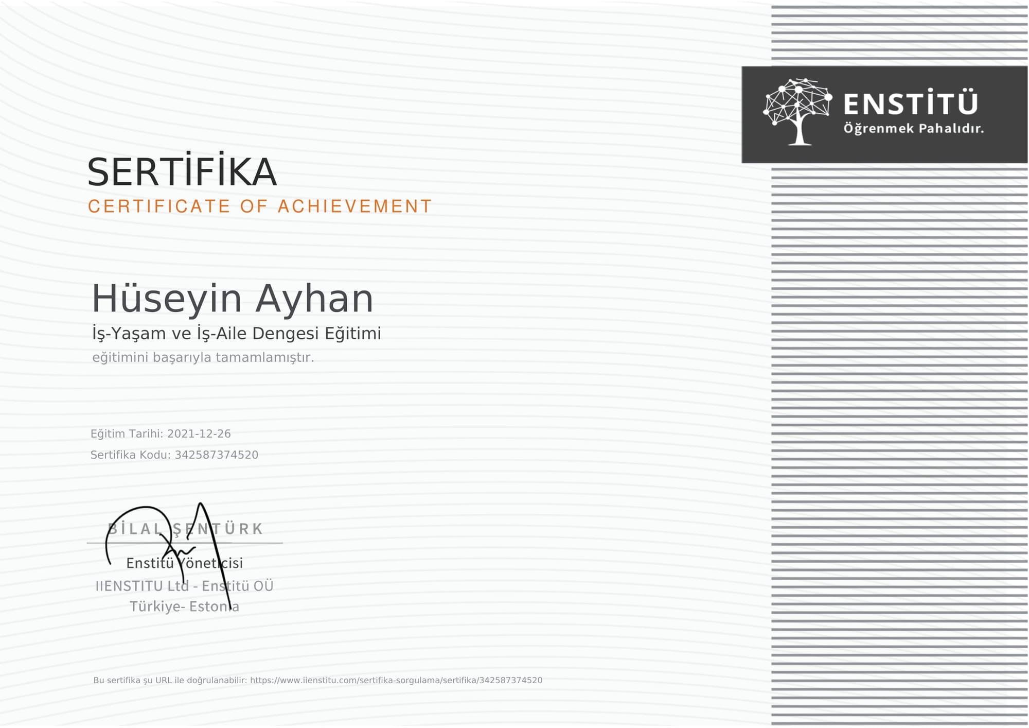 Yaşam ve İş-Aile Dengesi Eğitimi-2