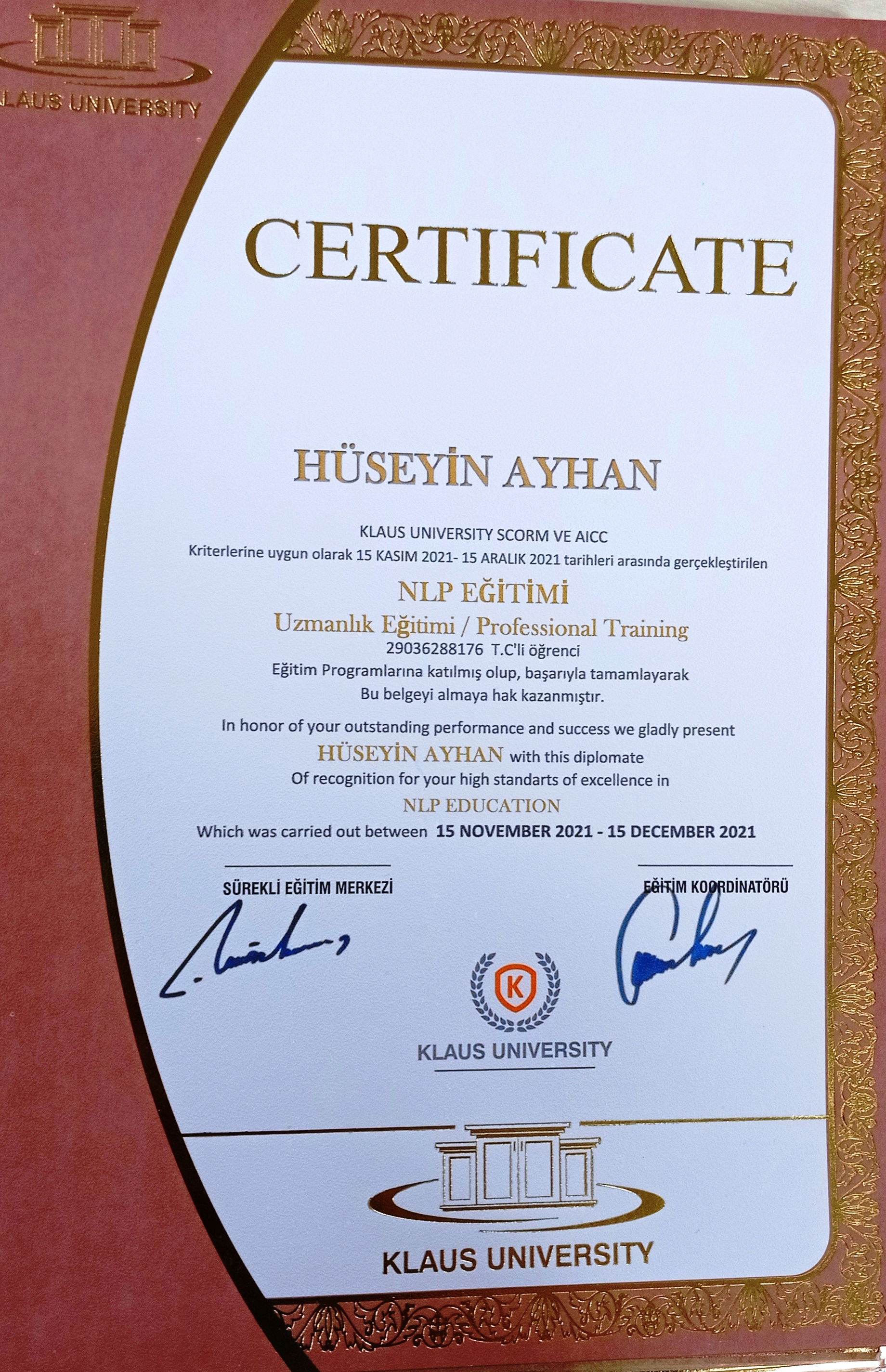 NLP EĞİTİM
