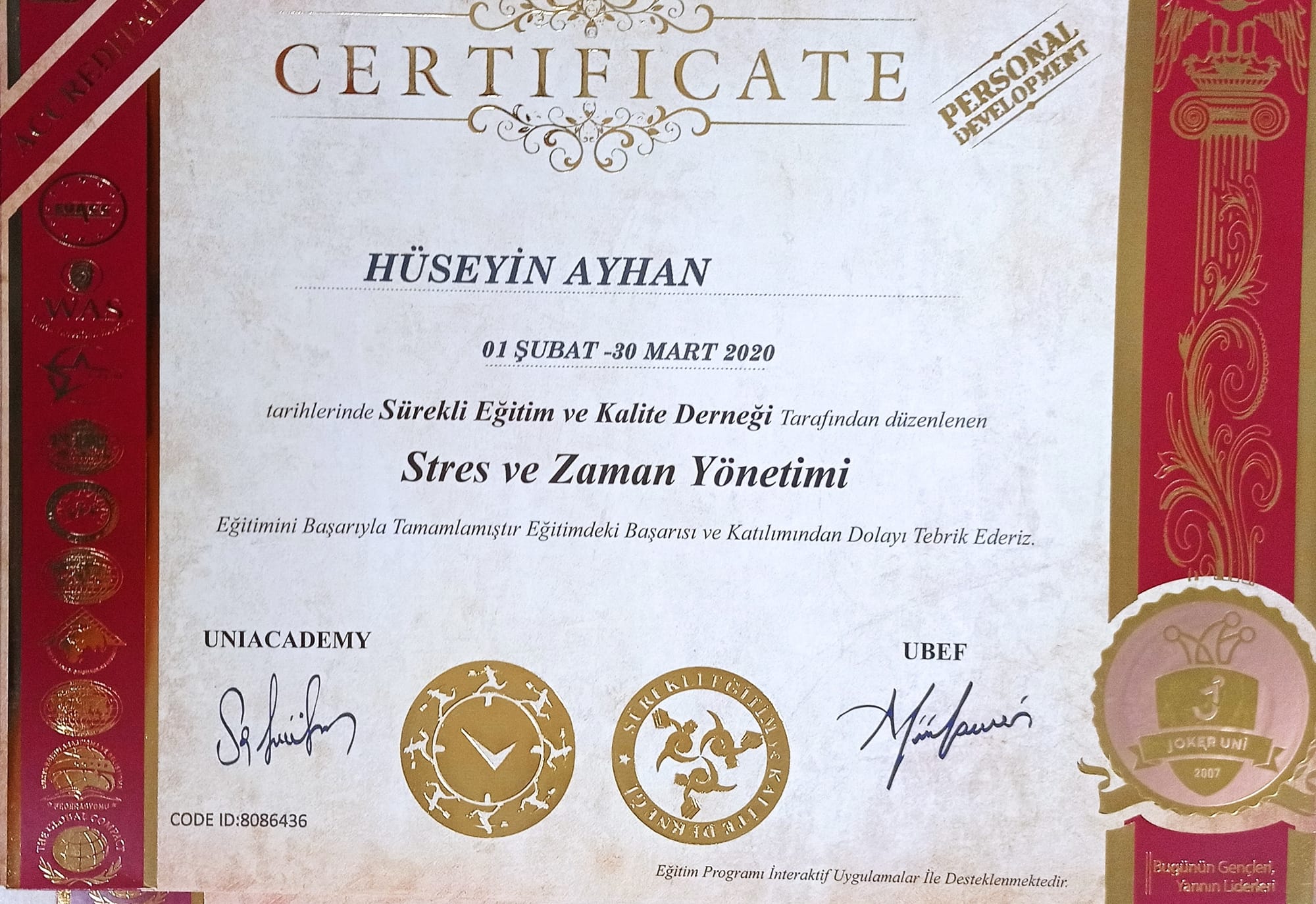 STRES VE ZAMAN YÖNETİMİ