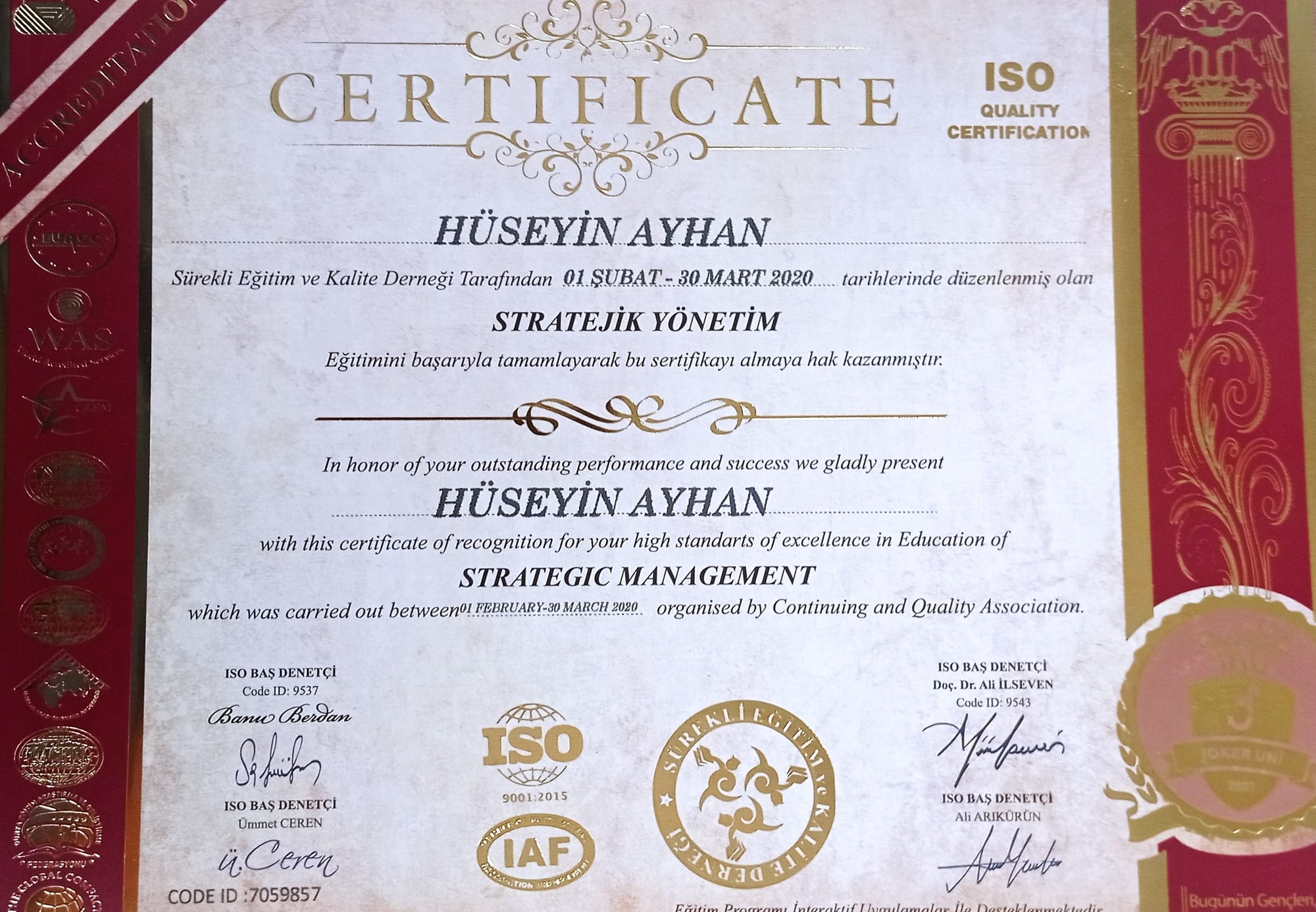 STRATEJİK YÖNETİM