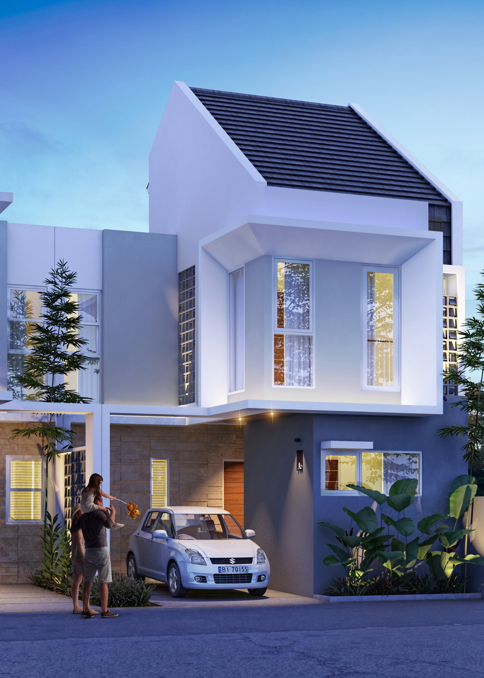 Tanpak depan