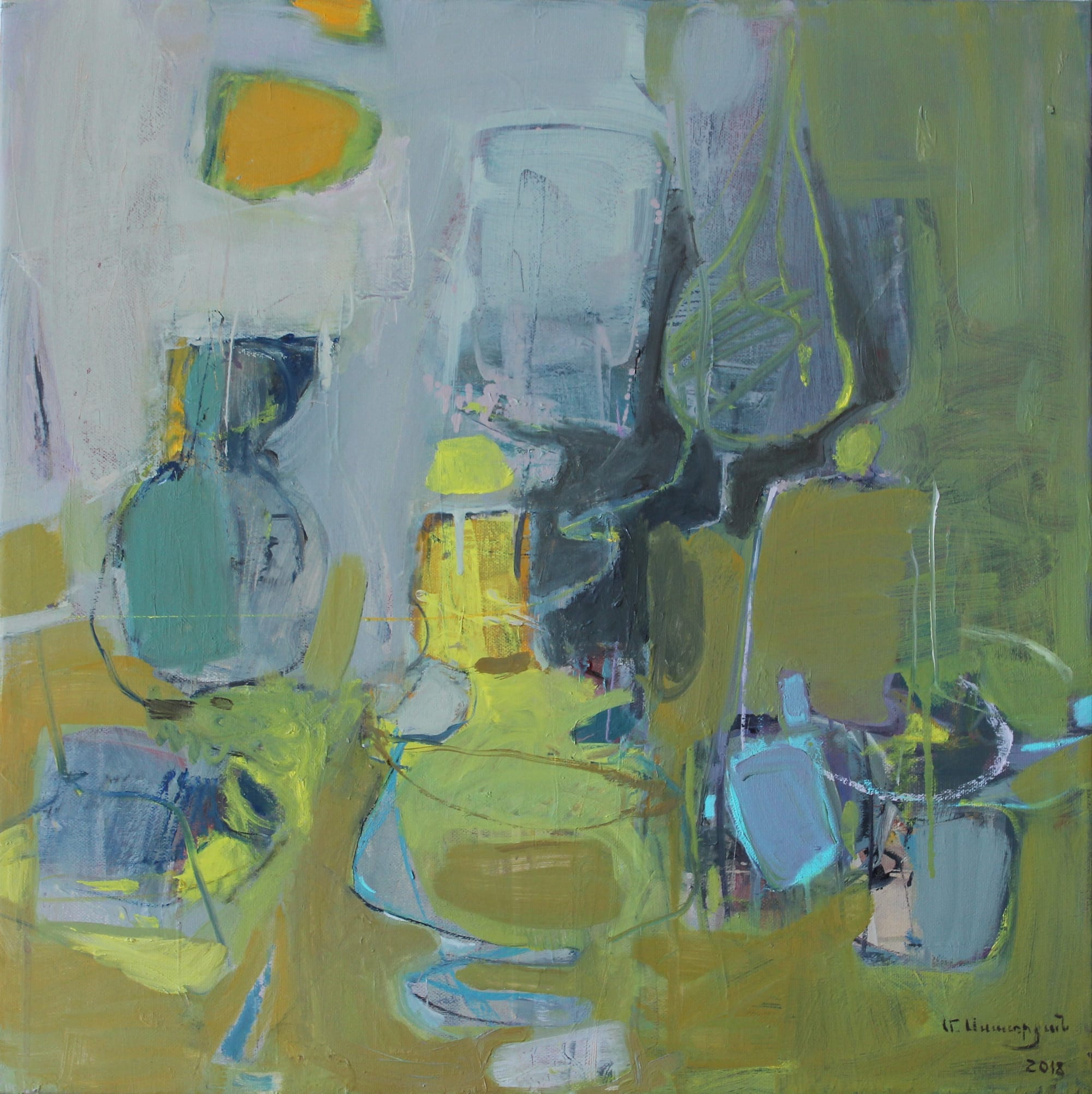 Still life in yellow