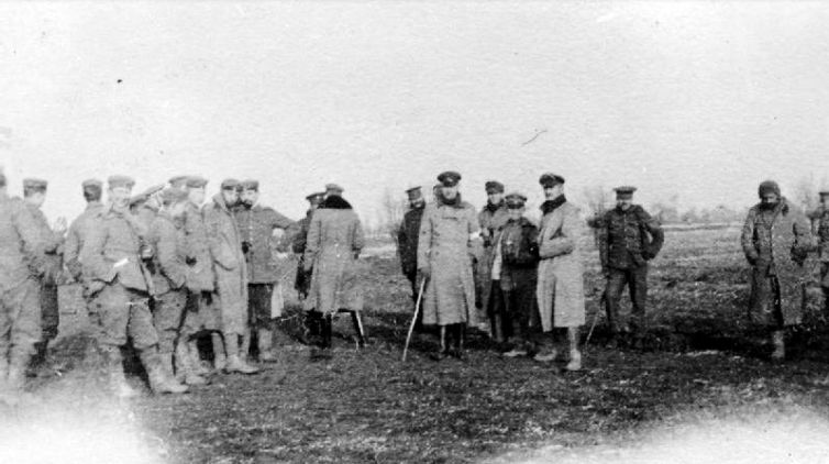 4. Tregua de 1914. Foto extraída del Museo Imperial de la Guerra de Londres