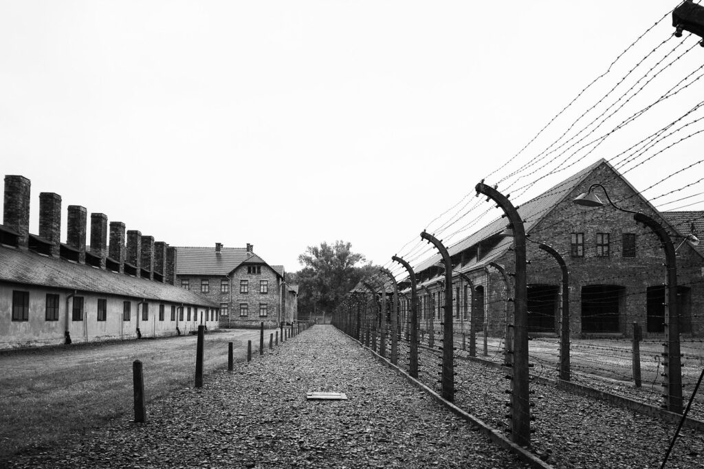 22. Campo de concentración de Auschwitz.