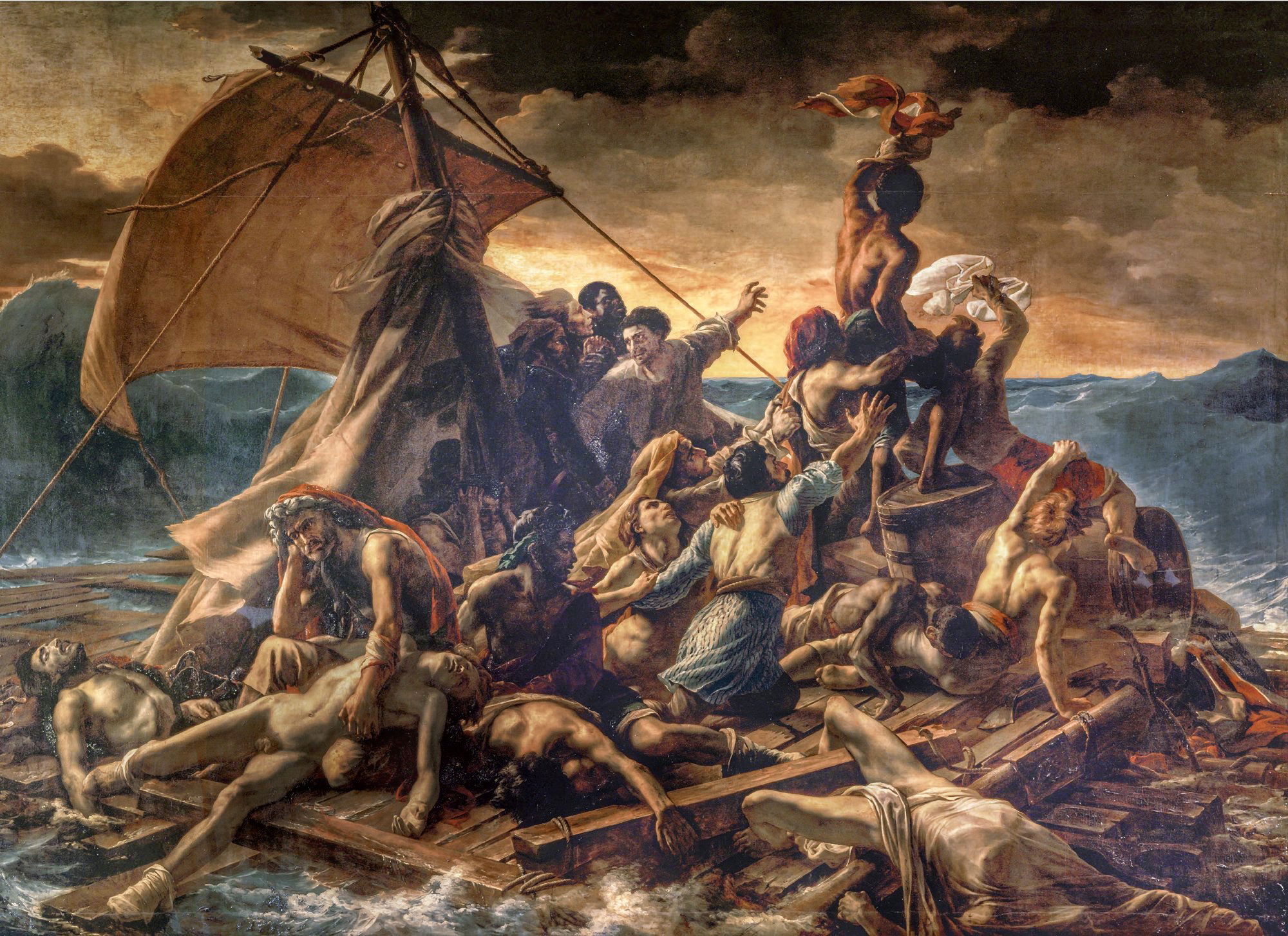 1. La balsa de la Medusa. Géricault, 1819.