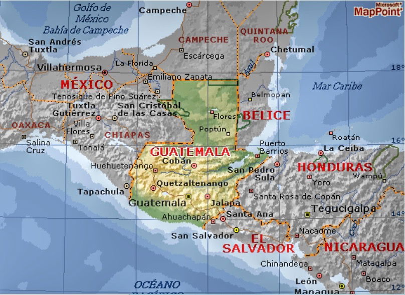 1. Mapa de Guatemala