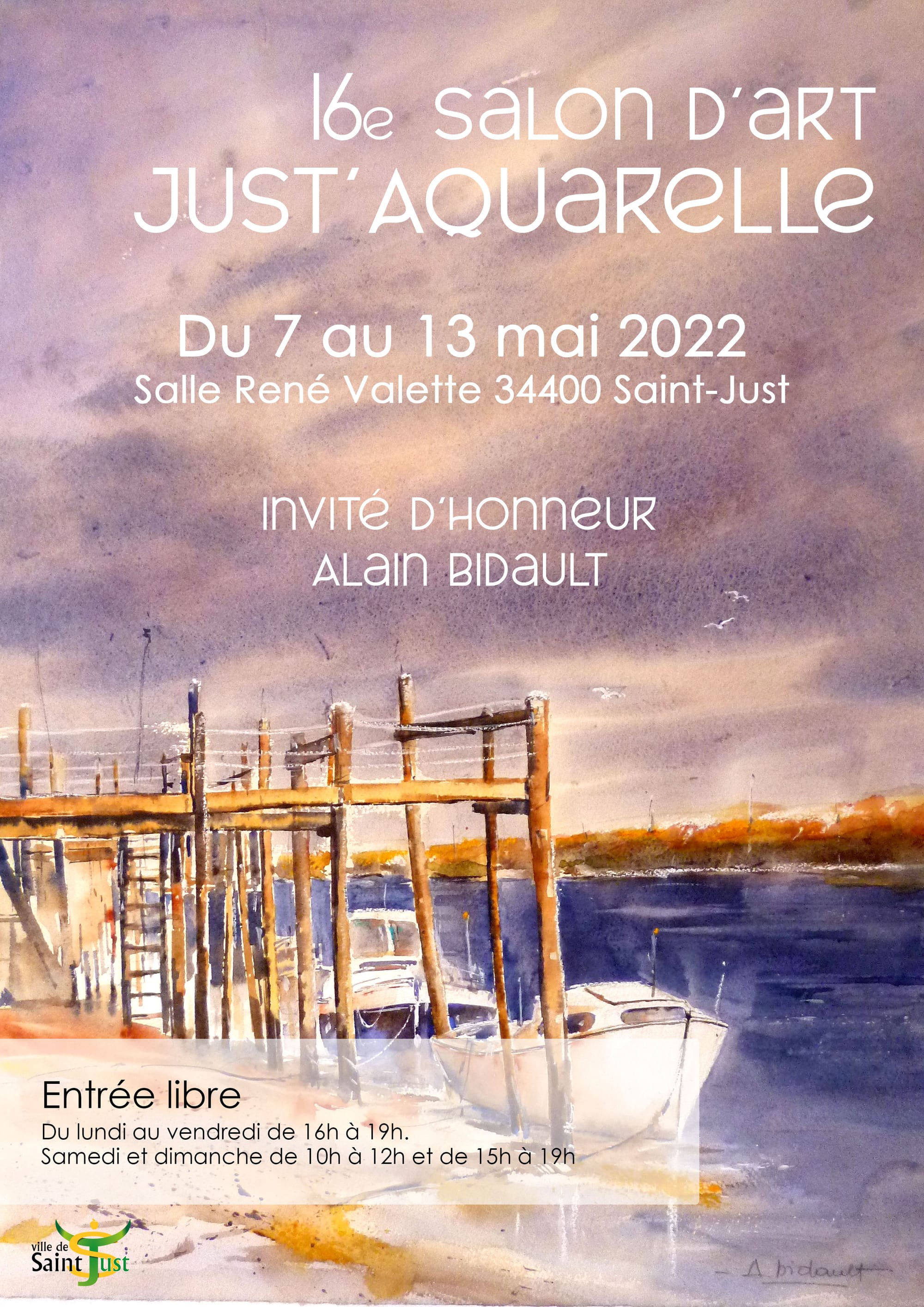 Just'Aquarelle - 07 au 13/05/2022