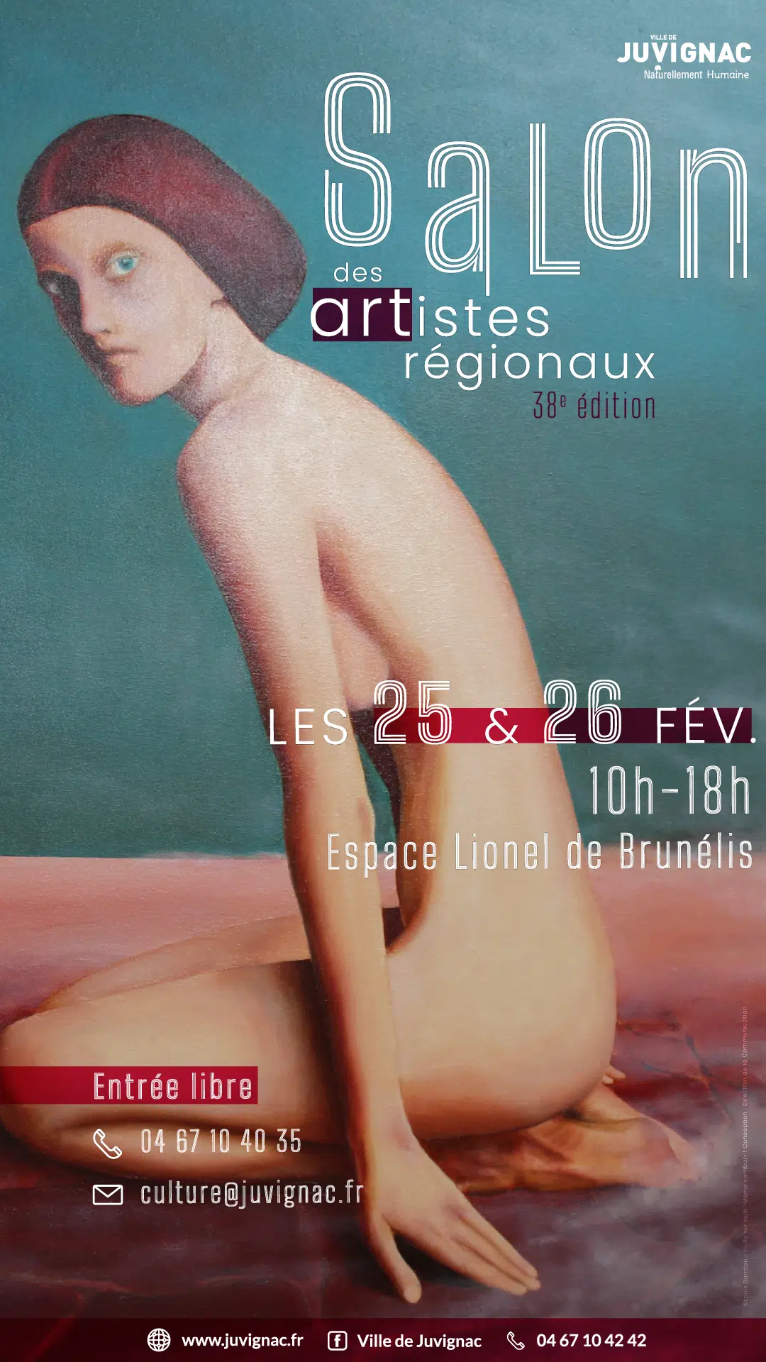 38ème salon des artistes régionaux de Juvignac - 25 au 26/02/23