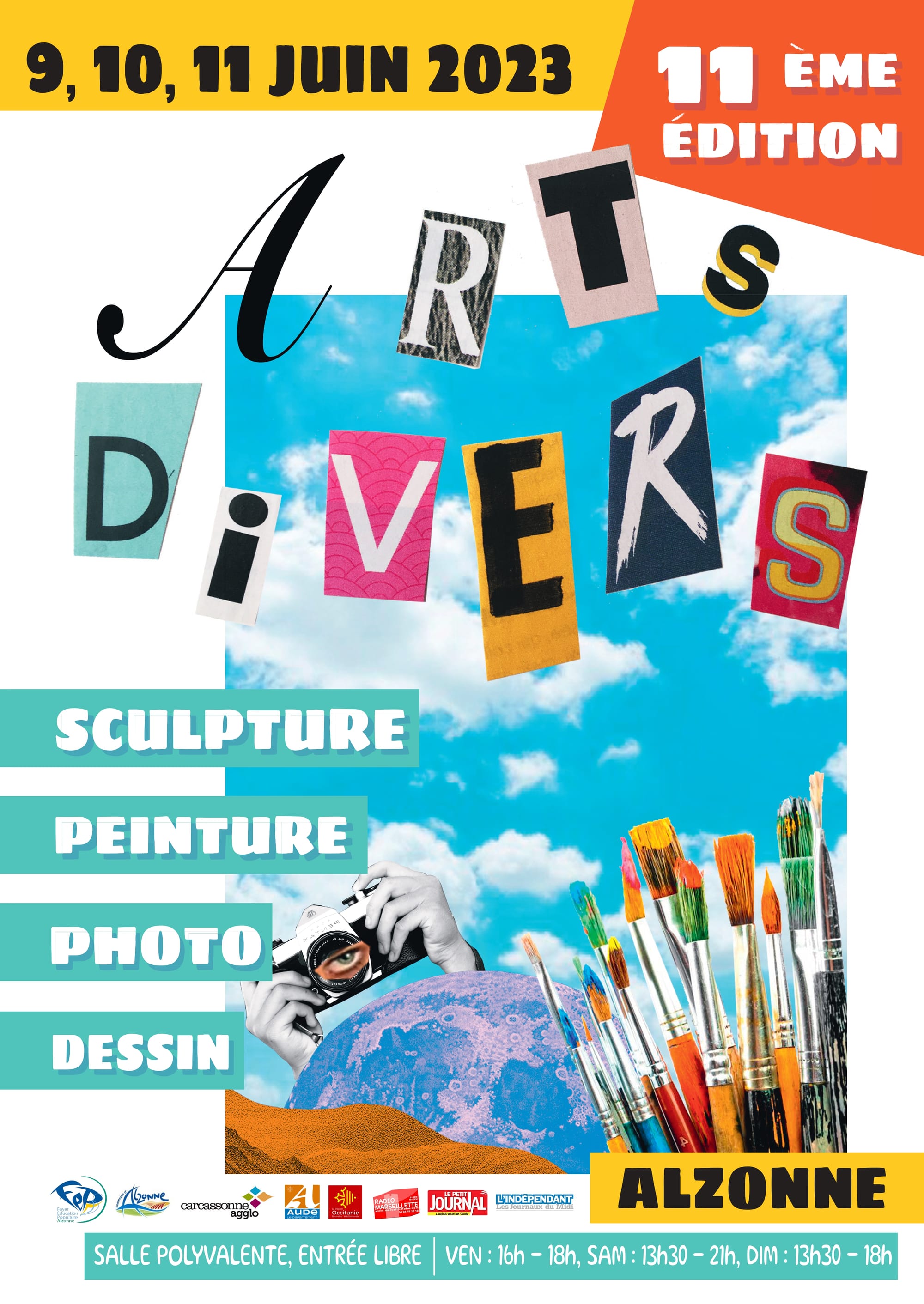 11ème Edition Arts Divers, les 09, 10 et 11/06/2023