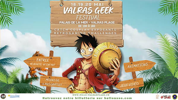 Valras Geek Festival - 18 au 20/05/24