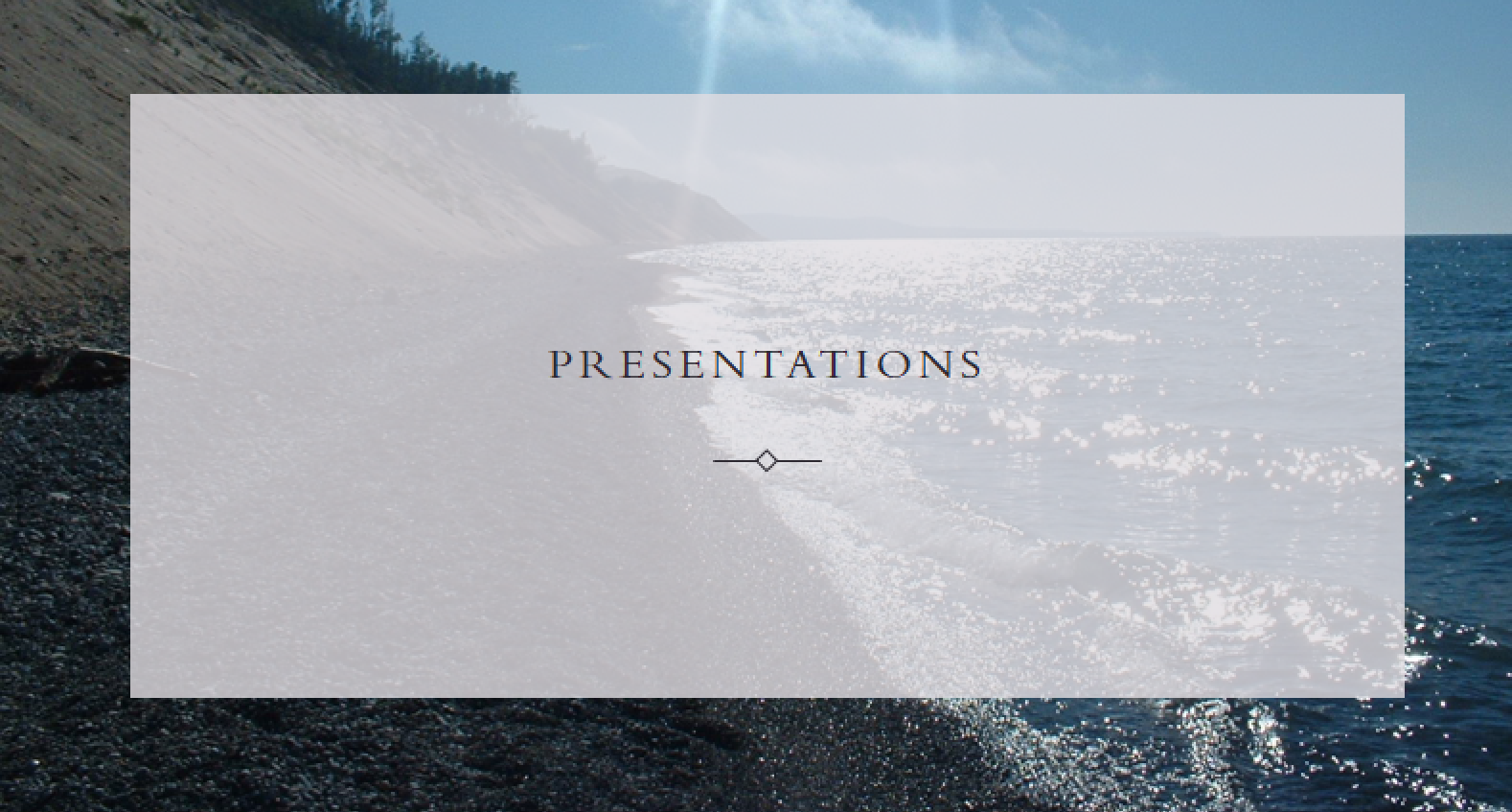 Presentations