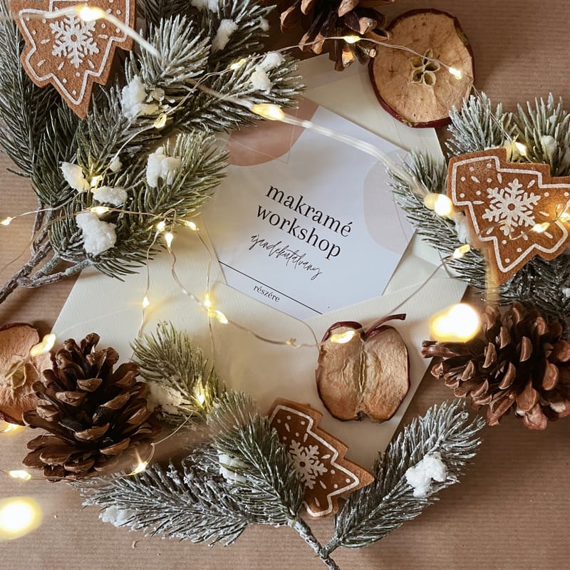 Makramé Workshop: a kreatív ajándék ötlet
