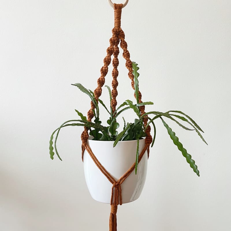 Makramé virágtartó készítő workshop