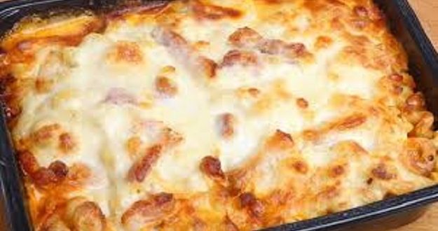 مكرونة بشاميل بالبسطرمة حجم كبير