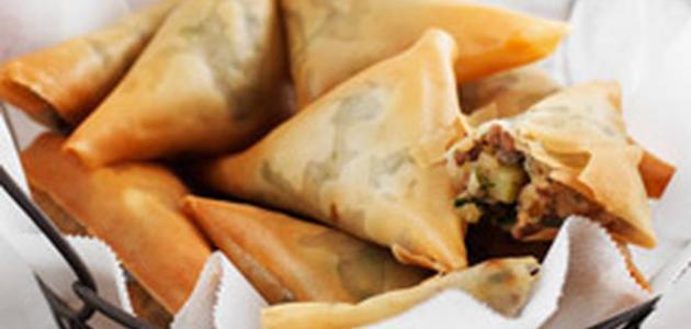 اكجم سمبوسك باللحم المفروم