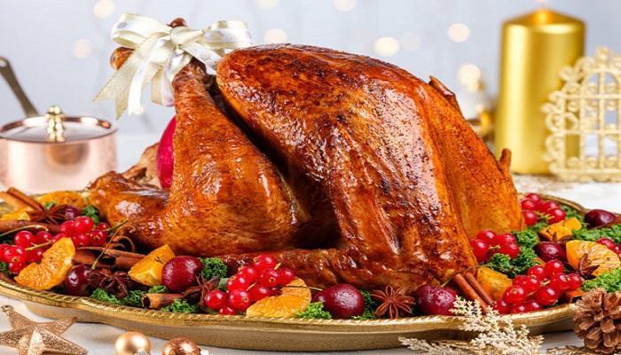 ديك رومي محشي ومشوي بالفرن