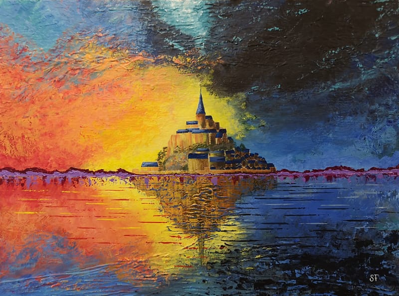 Exposition au Mont-Saint-Michel sur La Merveille