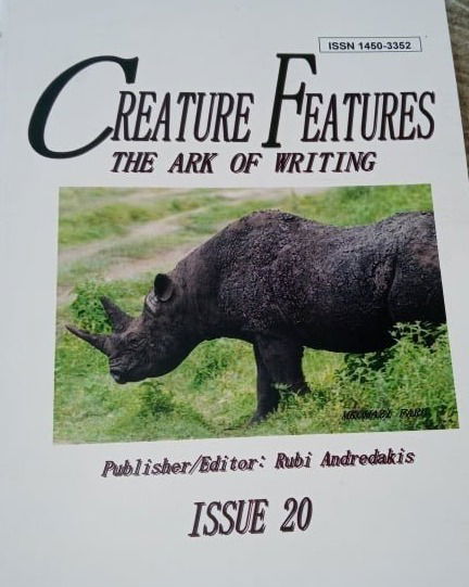 CREATURE FEATURES THE ARK OF WRITING  ISSUE 20