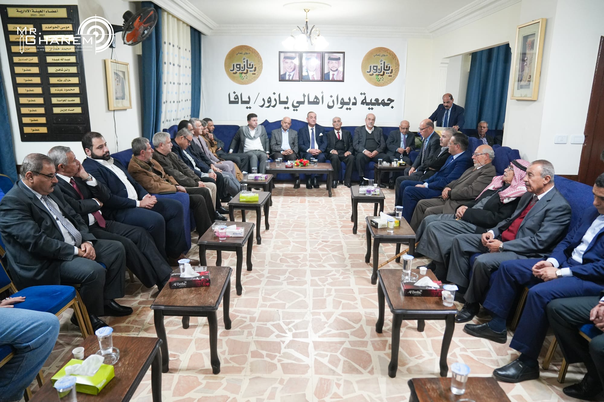 تكريم  سعادة العين عبد الحكيم الهندي في ديوان أهالي ال يازور