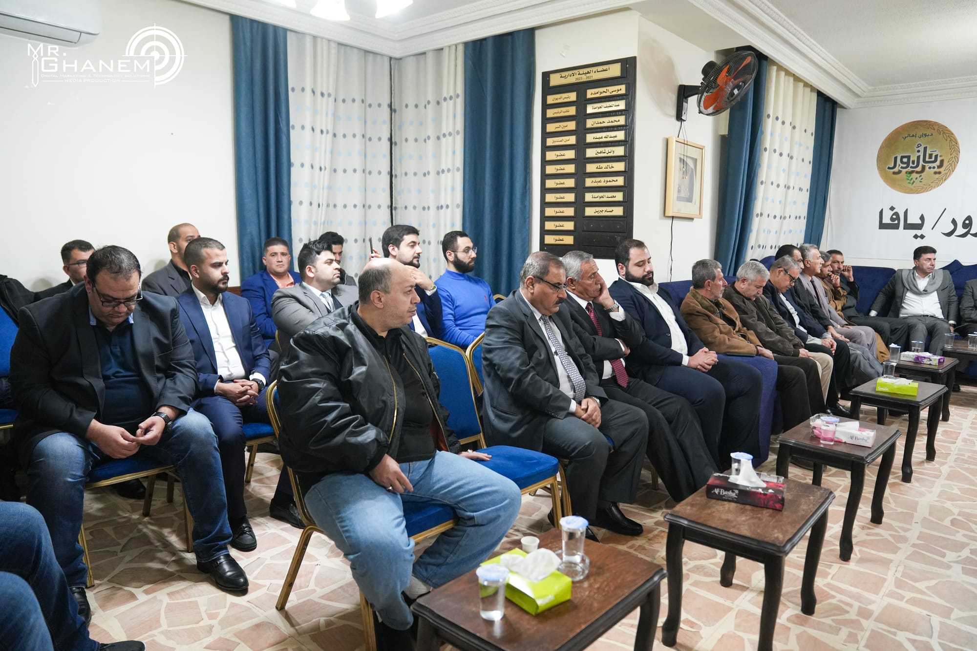 تكريم  سعادة العين عبد الحكيم الهندي في ديوان أهالي ال يازور