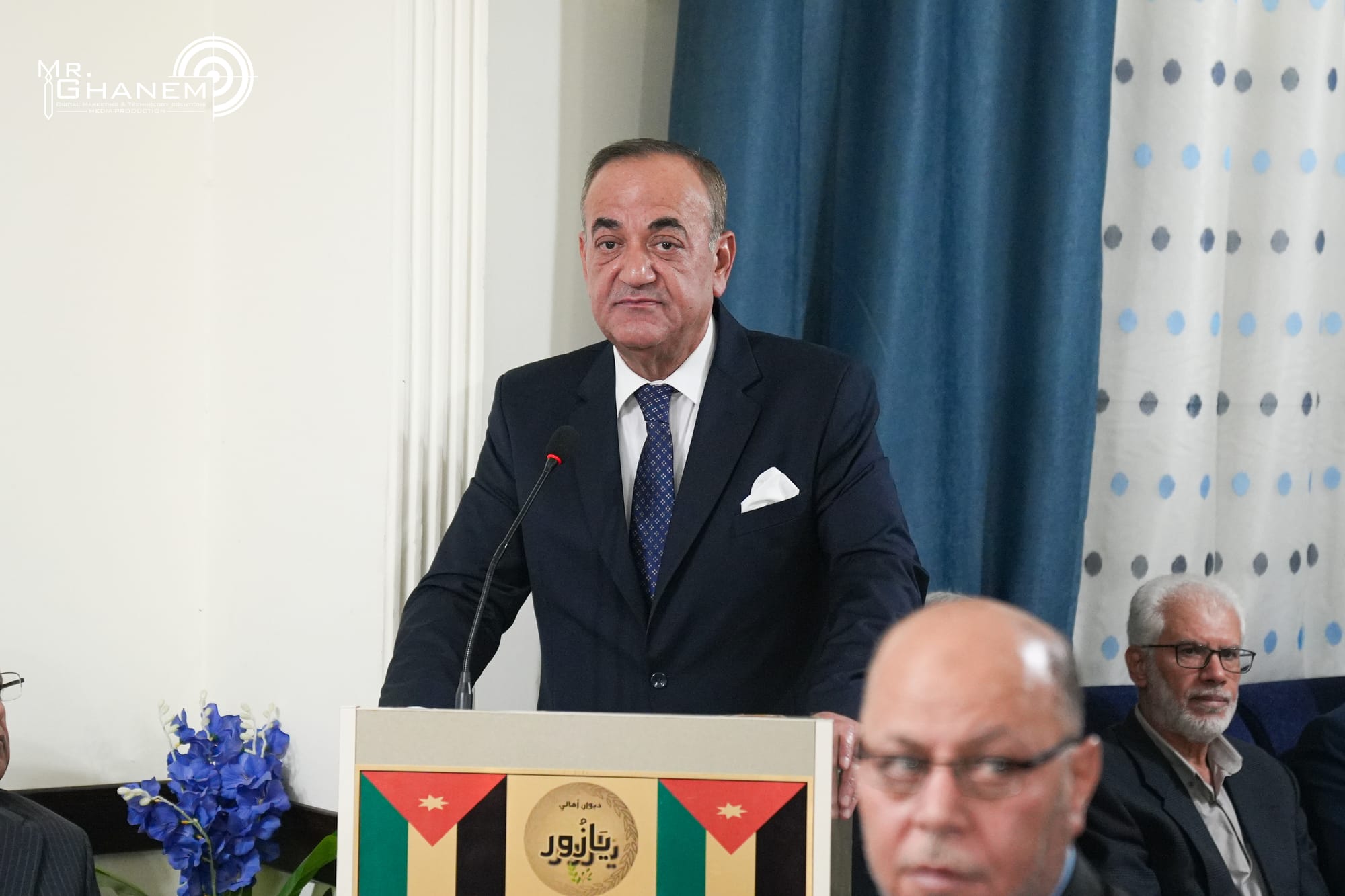 تكريم  سعادة العين عبد الحكيم الهندي في ديوان أهالي ال يازور