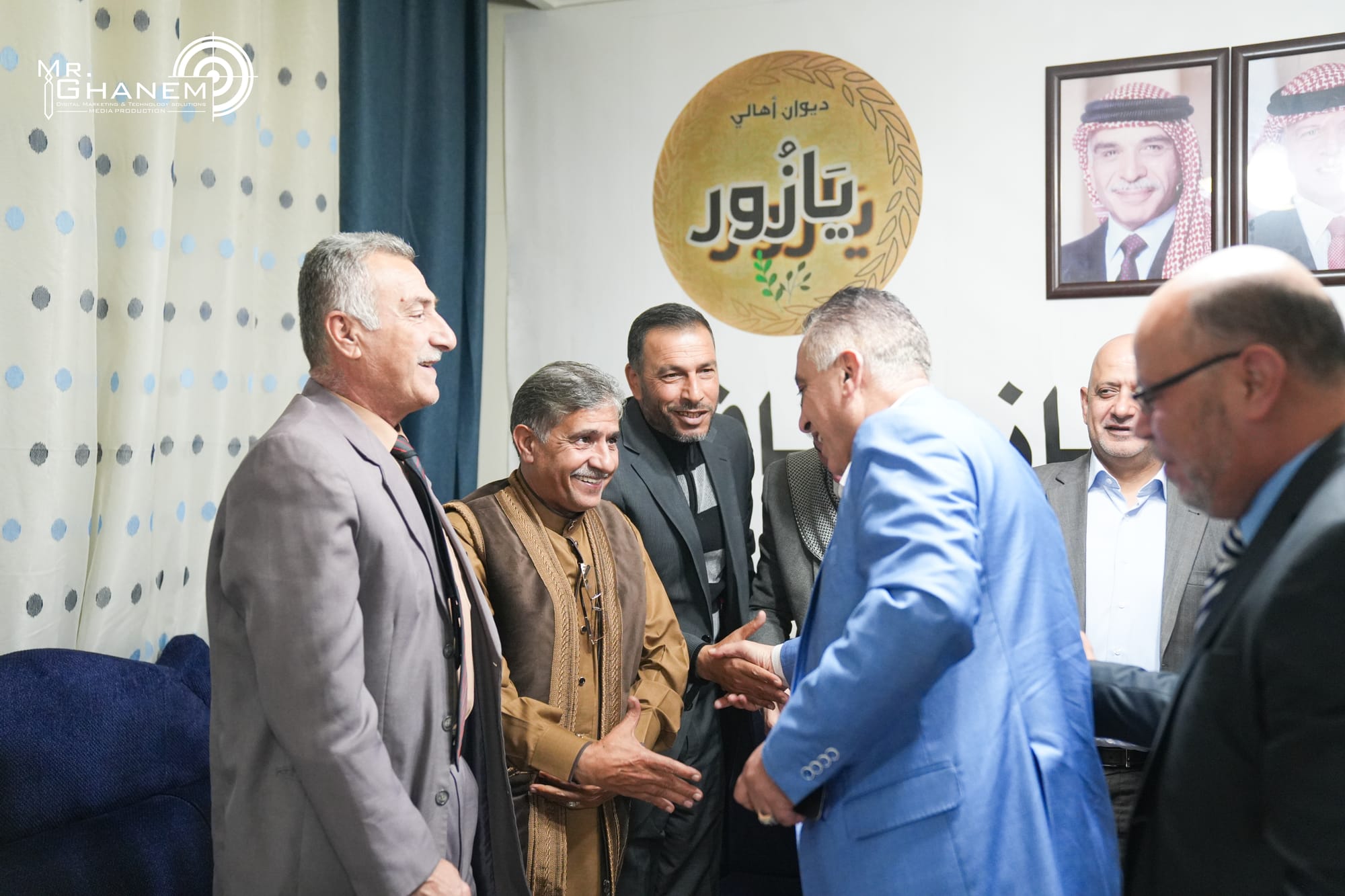 تكريم  سعادة العين عبد الحكيم الهندي في ديوان أهالي ال يازور