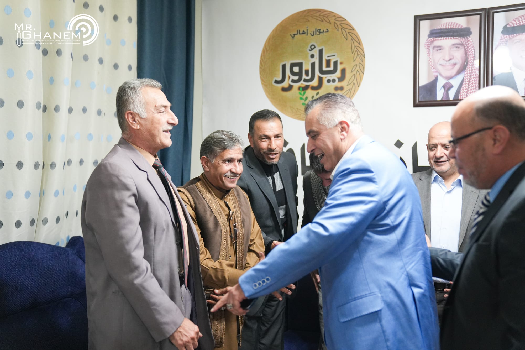 تكريم  سعادة العين عبد الحكيم الهندي في ديوان أهالي ال يازور