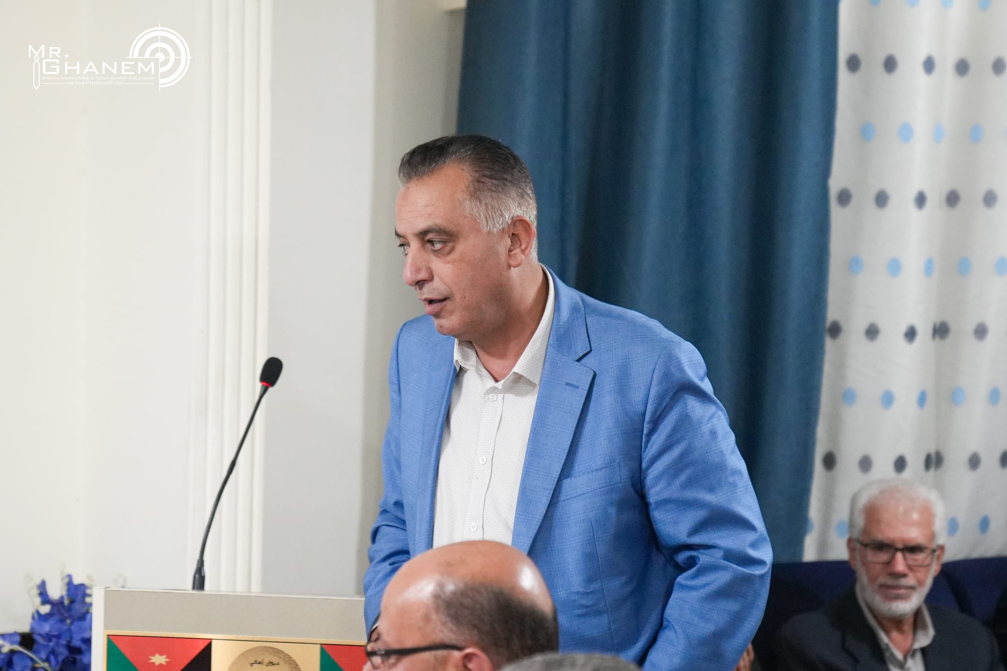 تكريم  سعادة العين عبد الحكيم الهندي في ديوان أهالي ال يازور