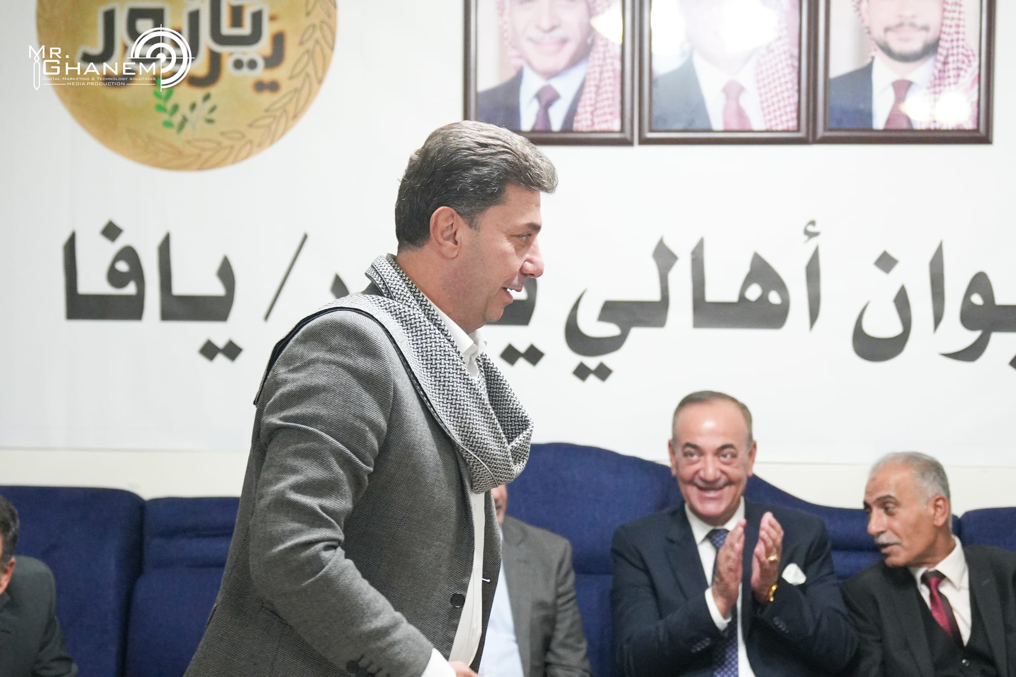 تكريم  سعادة العين عبد الحكيم الهندي في ديوان أهالي ال يازور