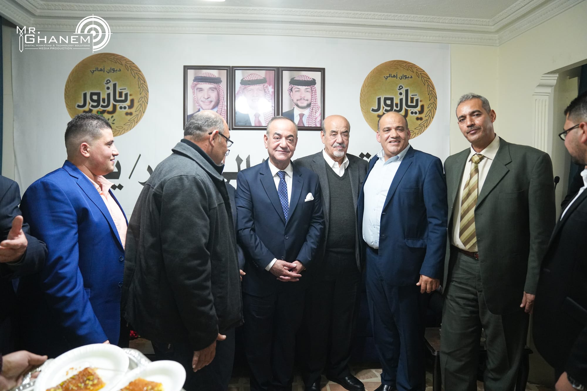 تكريم  سعادة العين عبد الحكيم الهندي في ديوان أهالي ال يازور