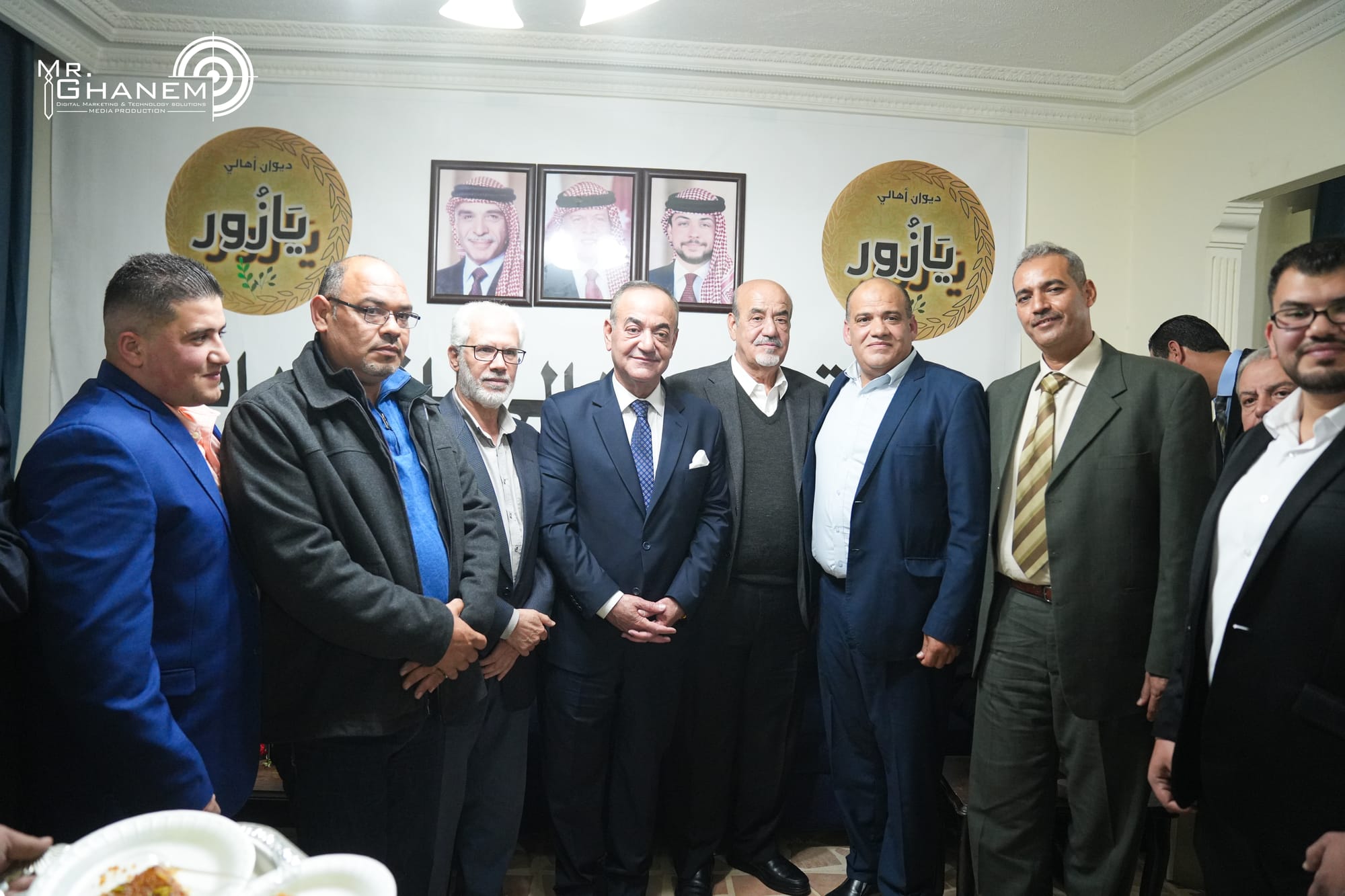 تكريم  سعادة العين عبد الحكيم الهندي في ديوان أهالي ال يازور