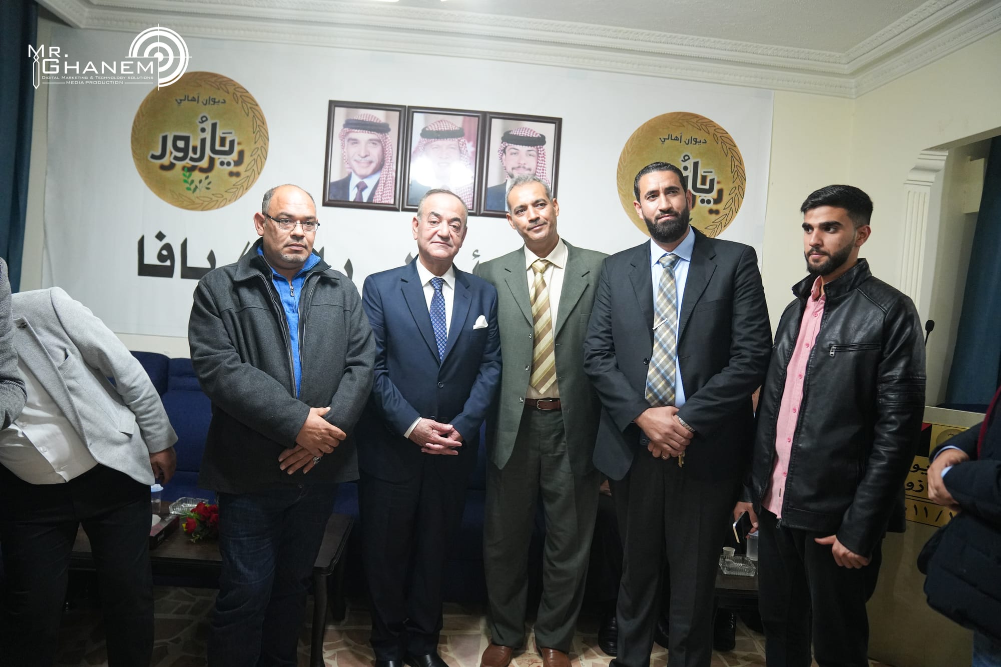 تكريم  سعادة العين عبد الحكيم الهندي في ديوان أهالي ال يازور