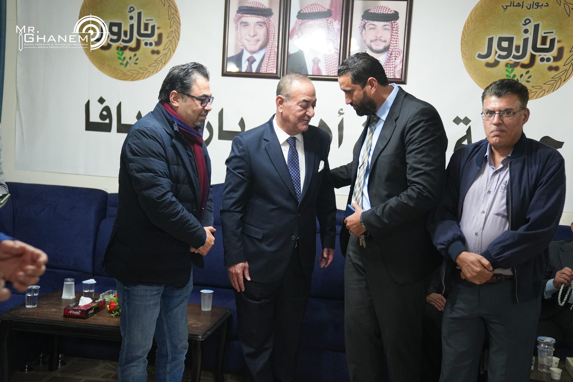 تكريم  سعادة العين عبد الحكيم الهندي في ديوان أهالي ال يازور