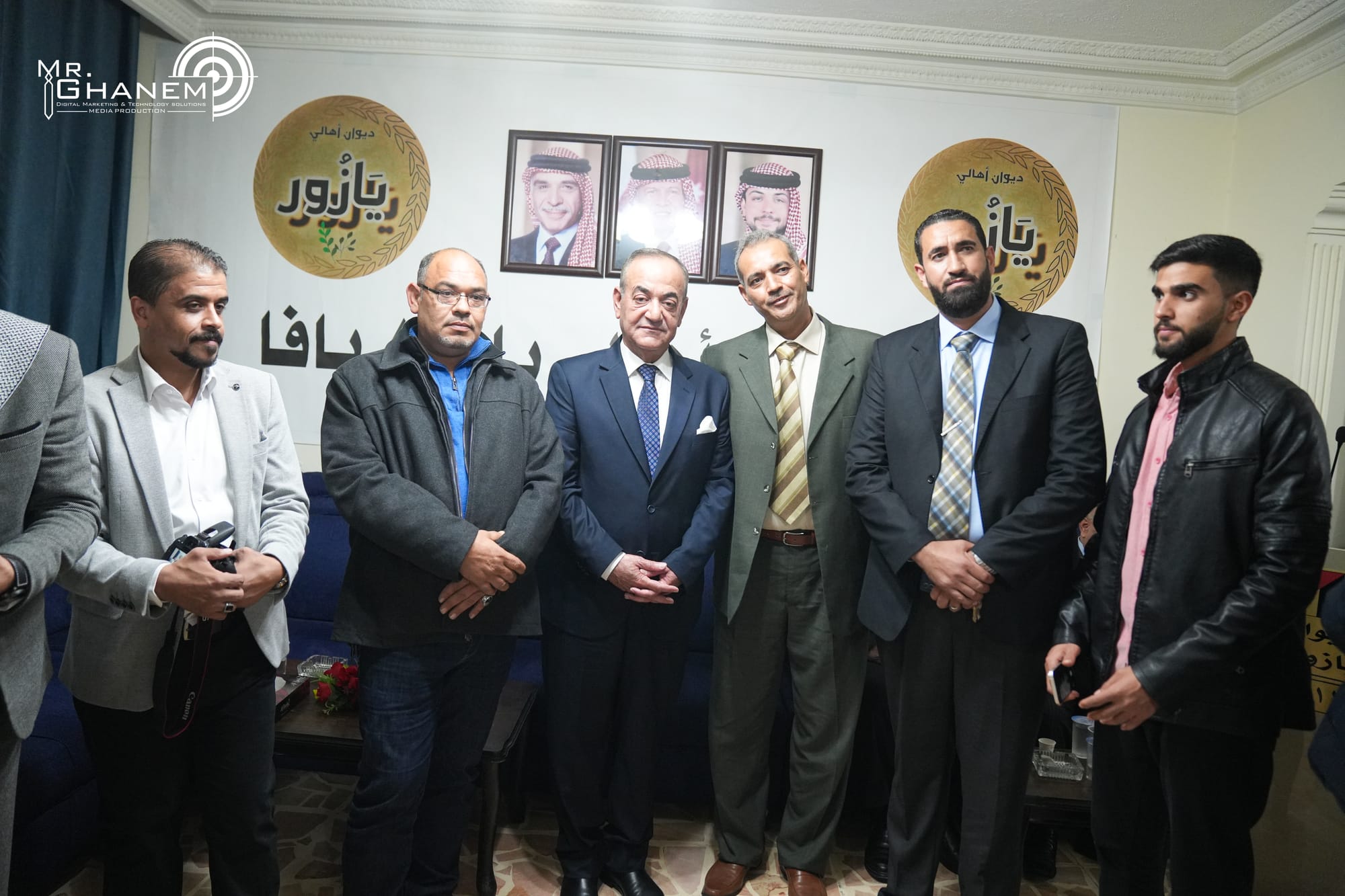 تكريم  سعادة العين عبد الحكيم الهندي في ديوان أهالي ال يازور