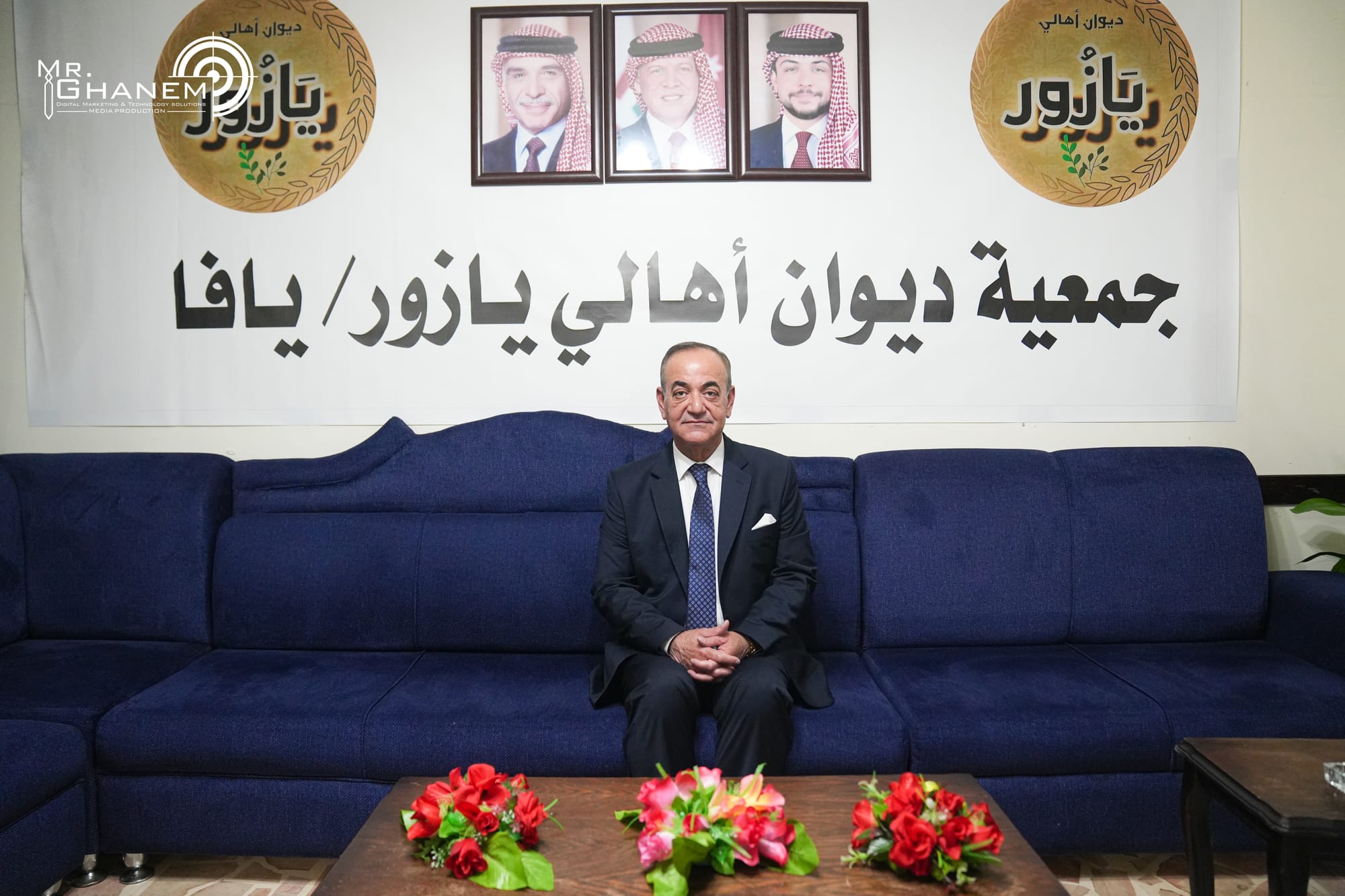 تكريم  سعادة العين عبد الحكيم الهندي في ديوان أهالي ال يازور