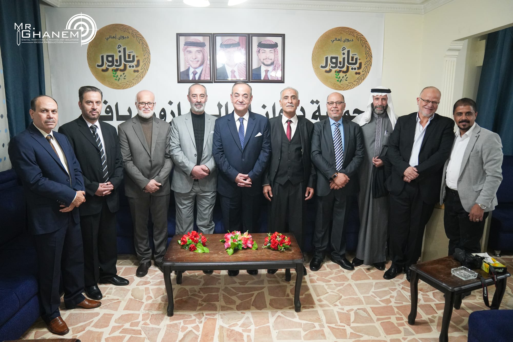 تكريم  سعادة العين عبد الحكيم الهندي في ديوان أهالي ال يازور