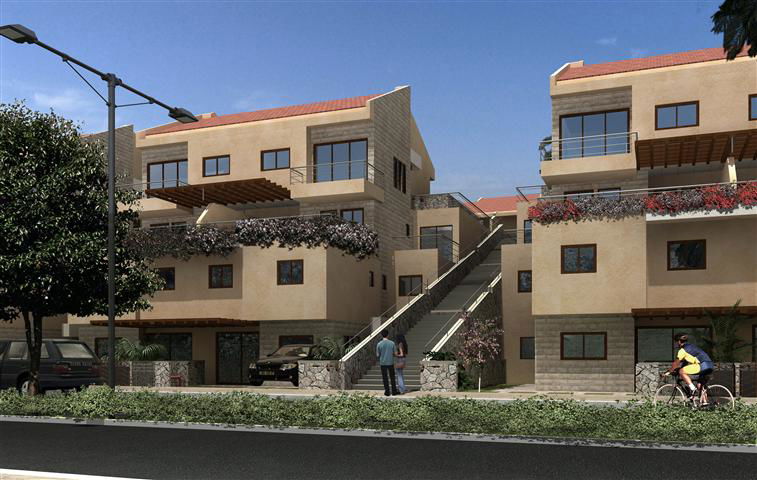 אורנית - מבני מגורים מדורגים